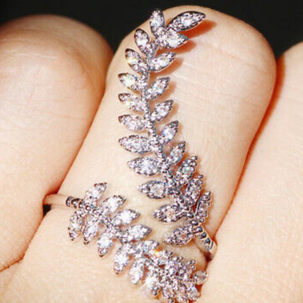 New Sterling silver luxury adjustable ring